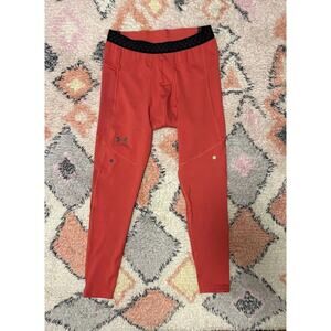 Under Armour Mens UA RUSH SmartForm Red Legging Sz Large 1370315-465 compression